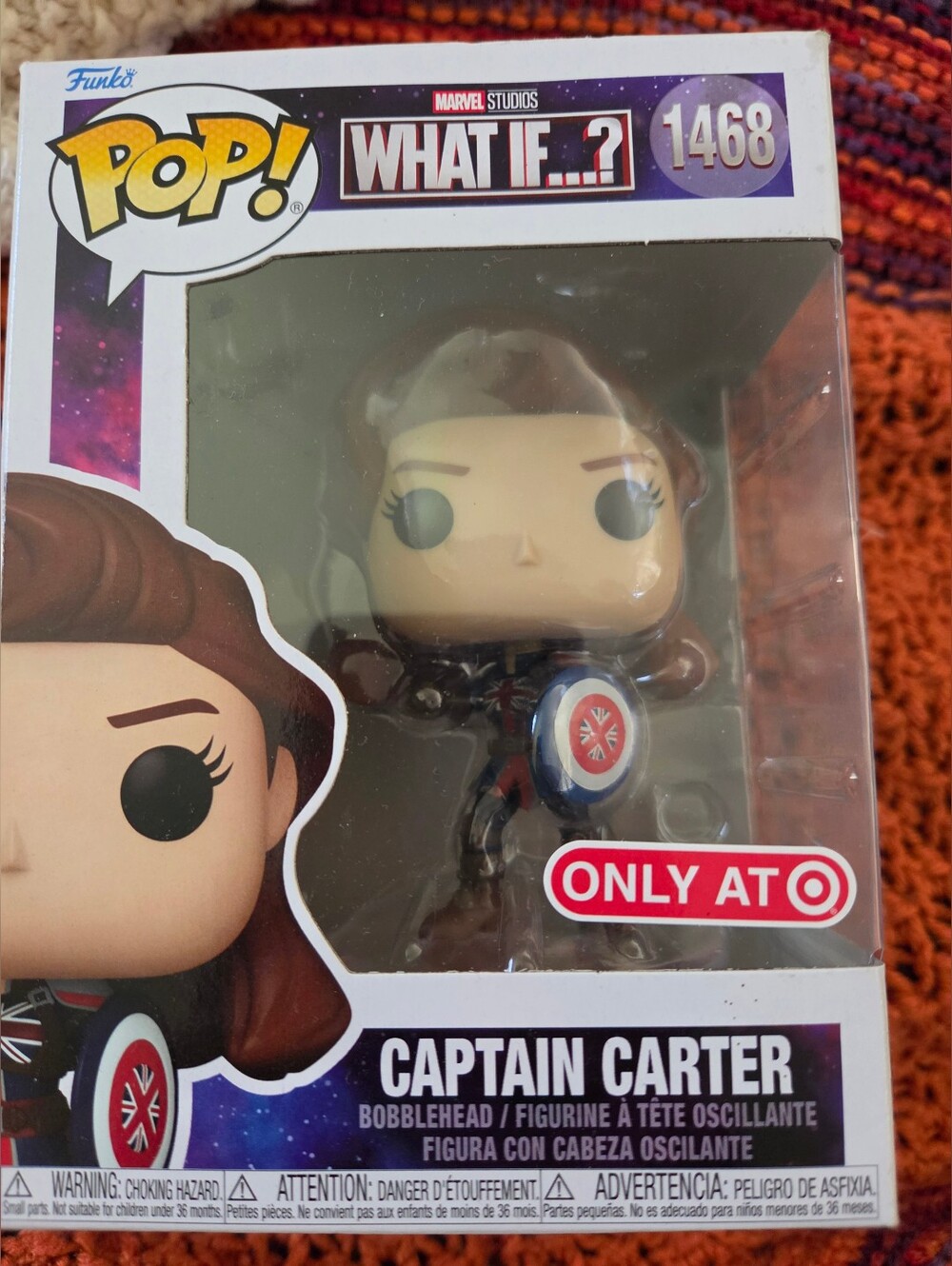Funko Pop Marvel Captain Carter New What If? New In Box